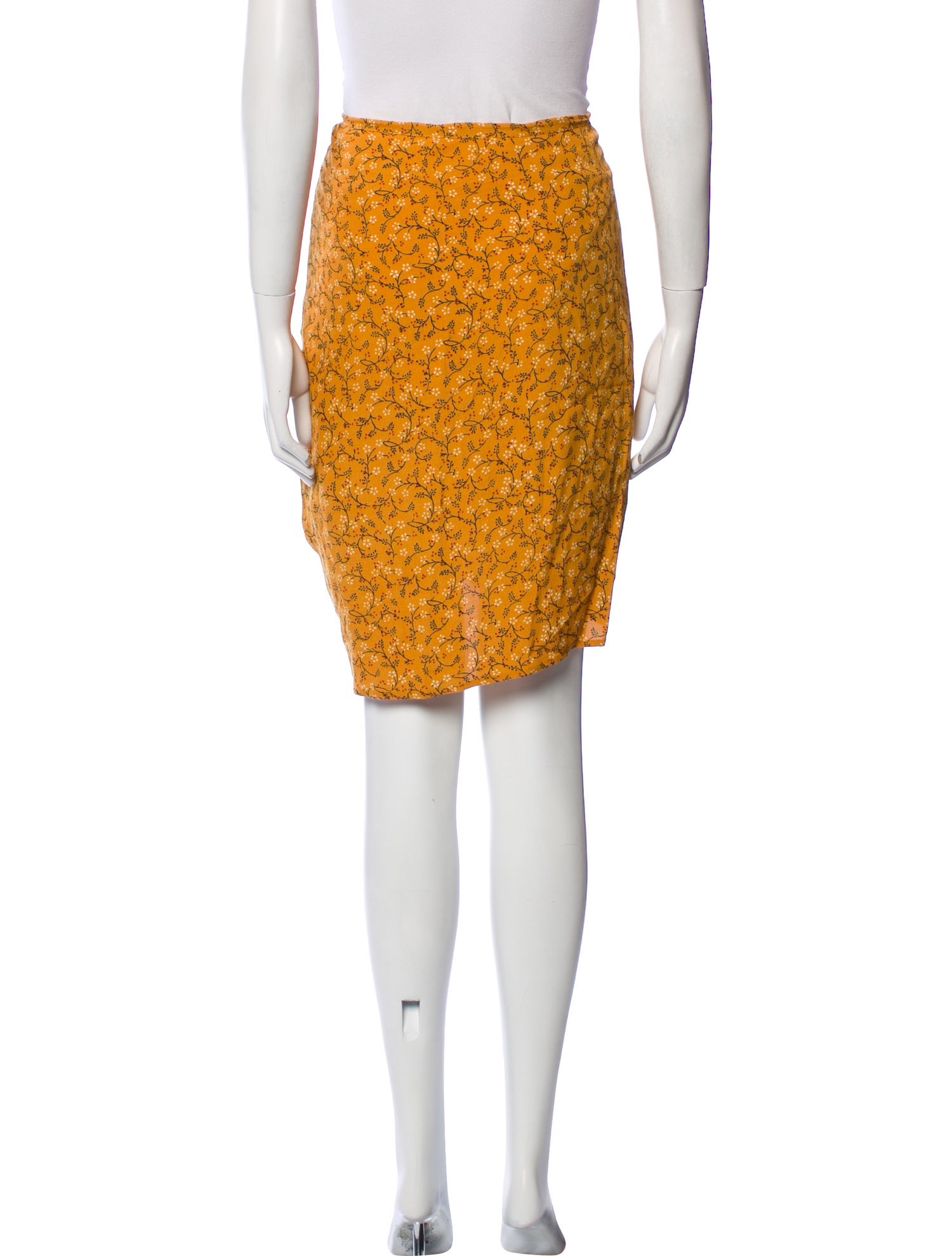 Veronica Beard Floral Print Knee-Length Skirt