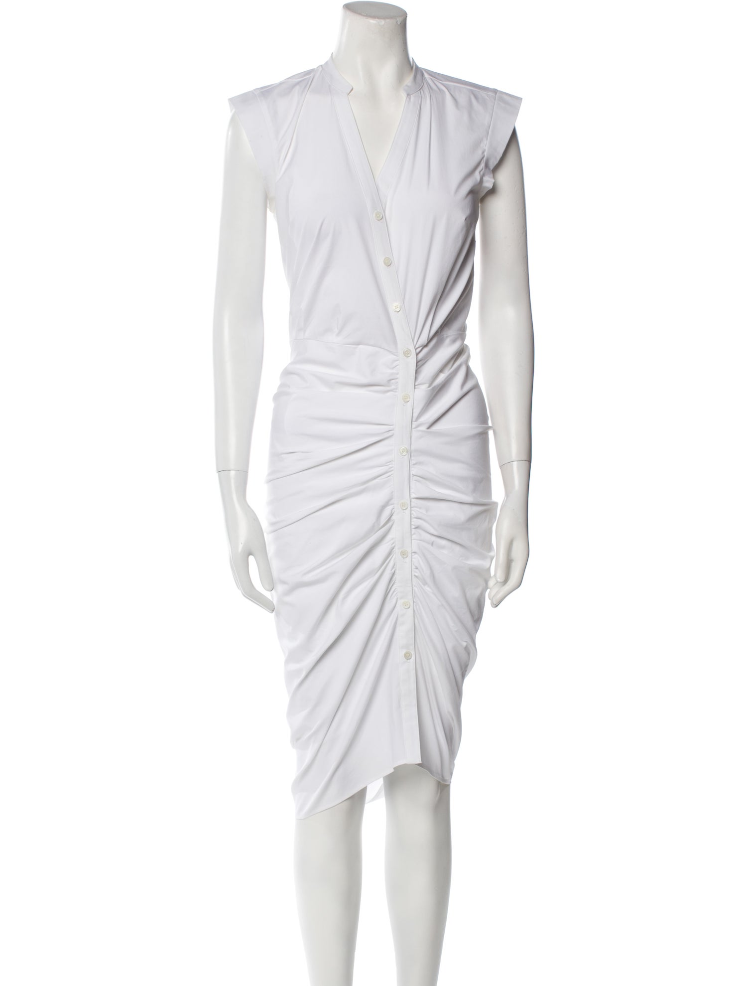 Veronica Beard V-Neck Midi Length Dress