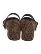 Veronica Beard Suede Animal Print Mary Jane Flats