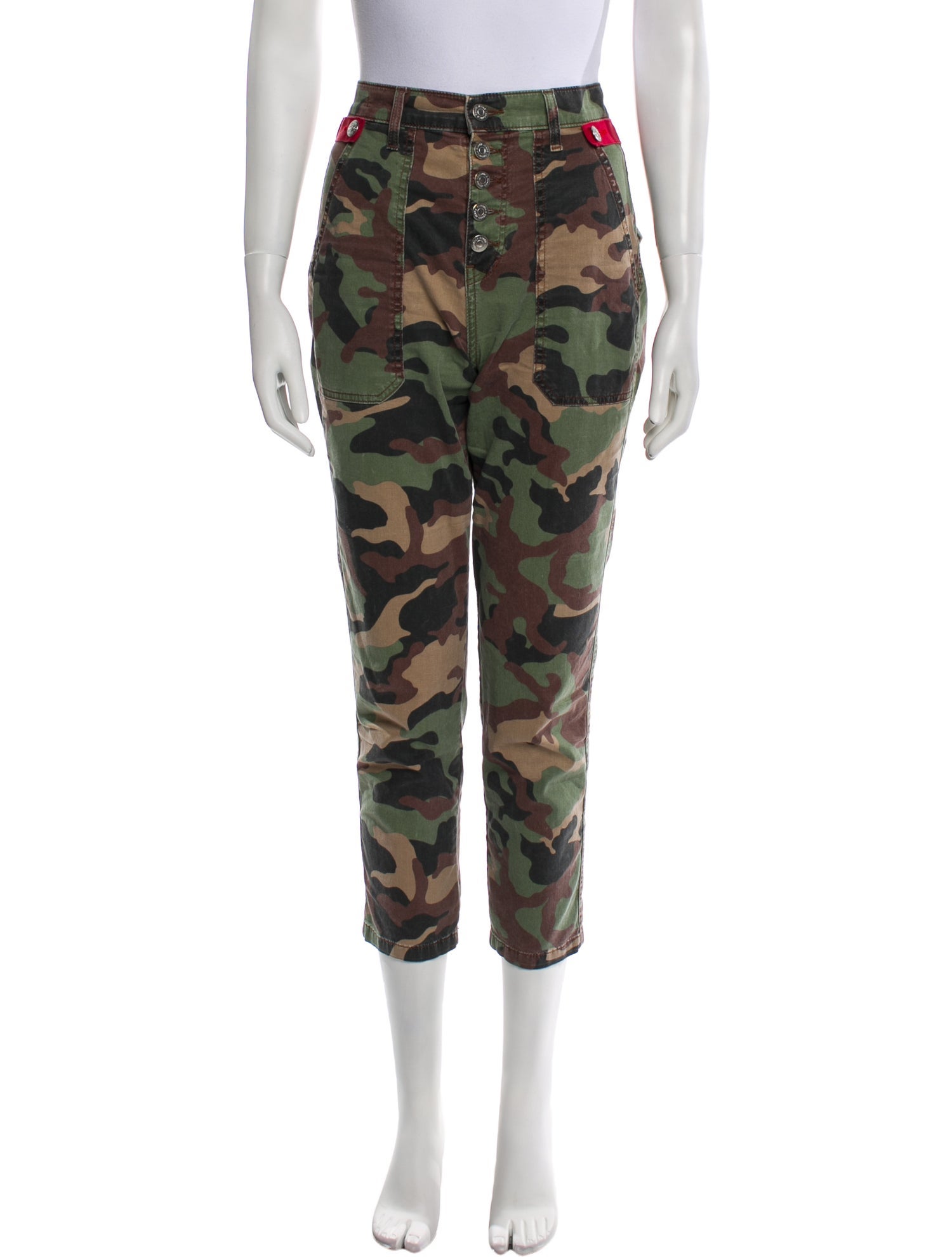 Veronica Beard Printed Straight Leg Pants