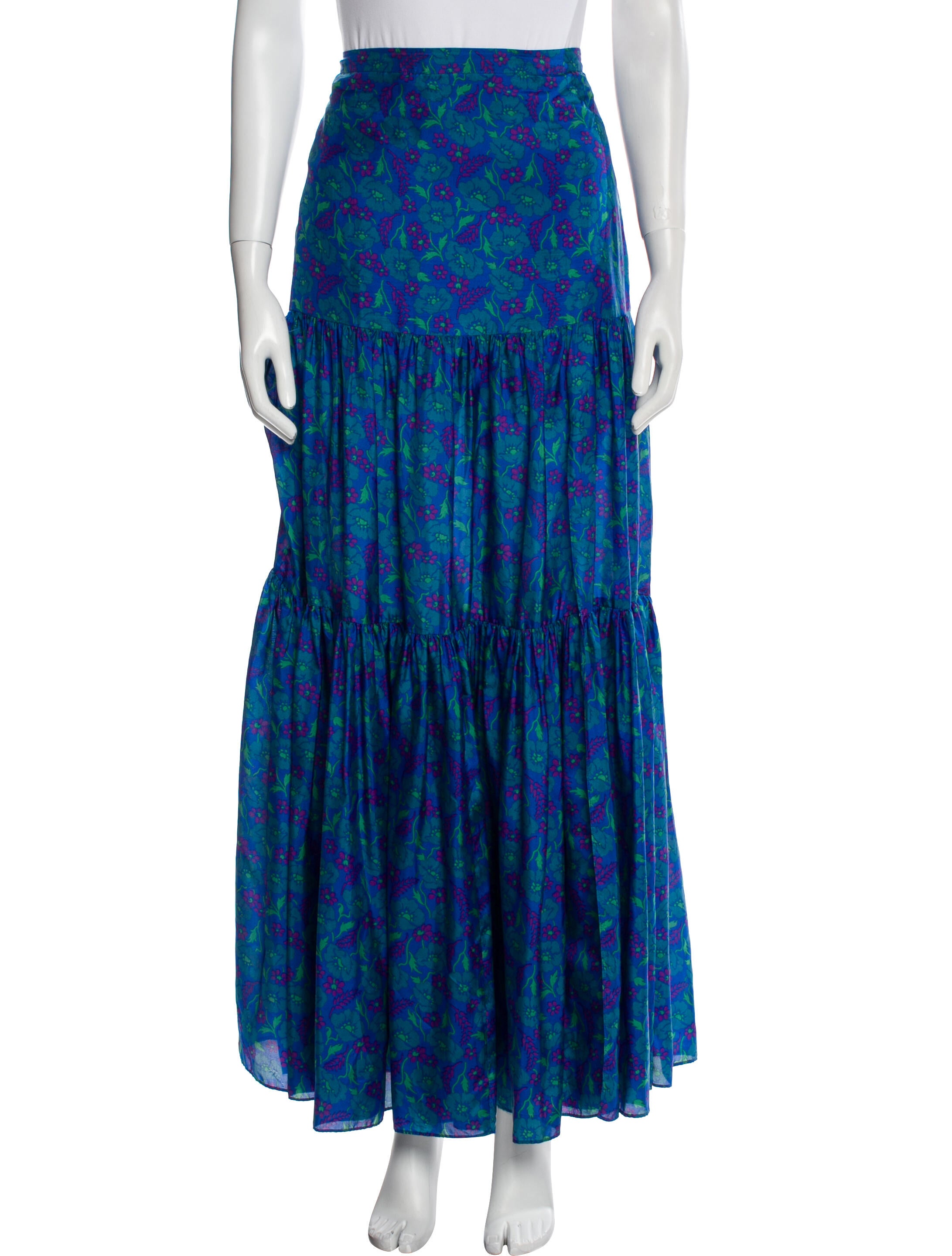 Veronica Beard Silk Floral Print Skirt Set