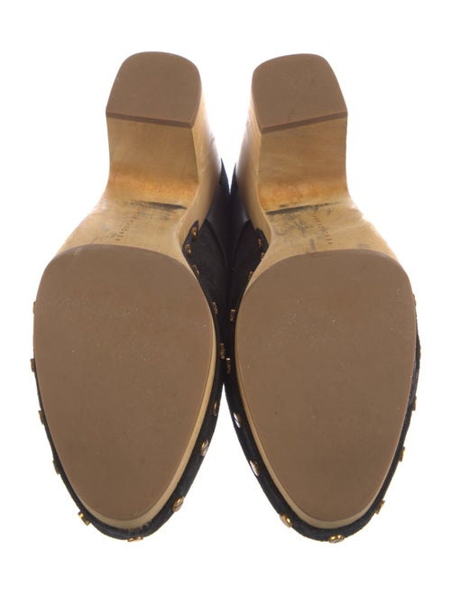 Veronica Beard Suede Studded Accents Mules