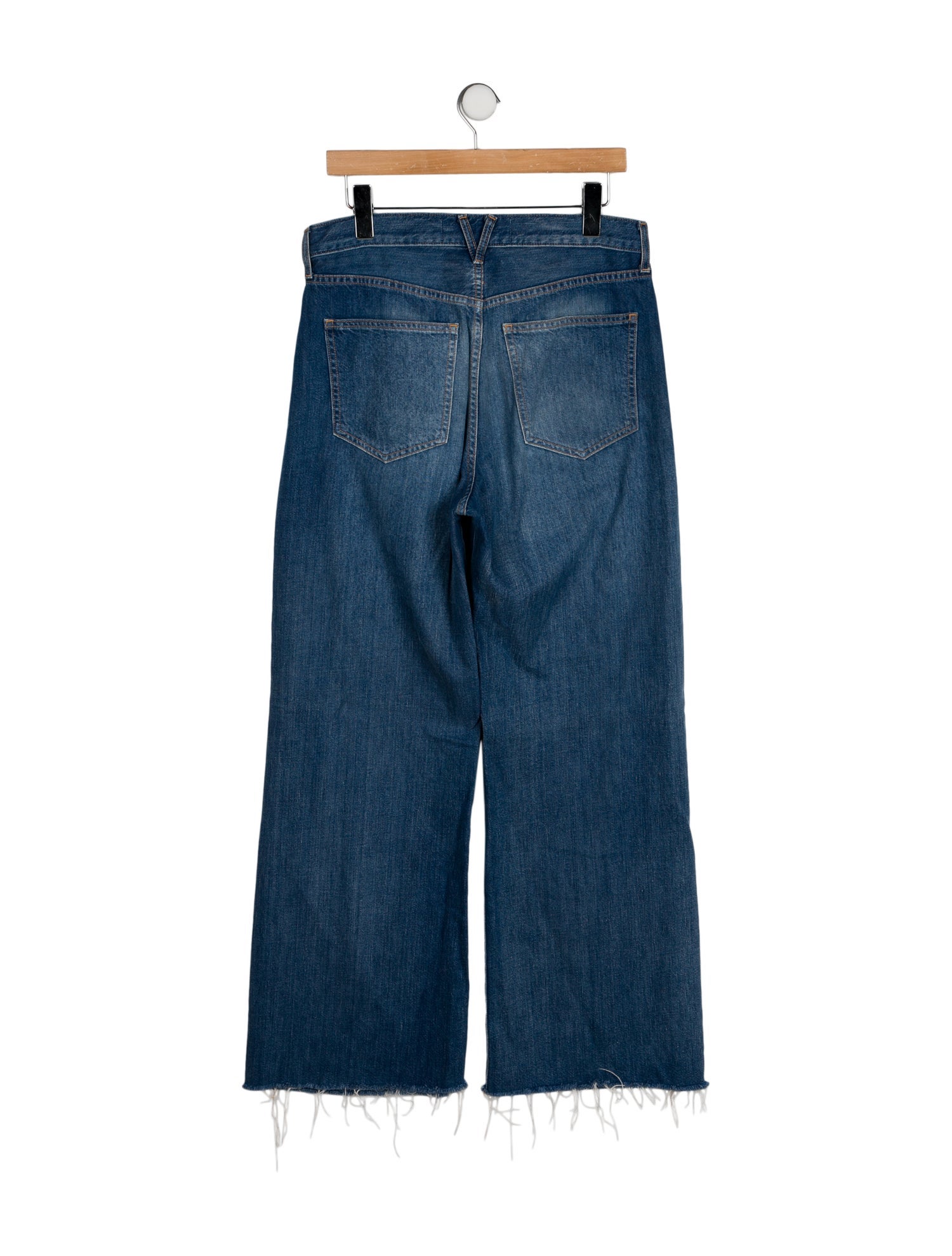 Veronica Beard High-Rise Wide Leg Jeans