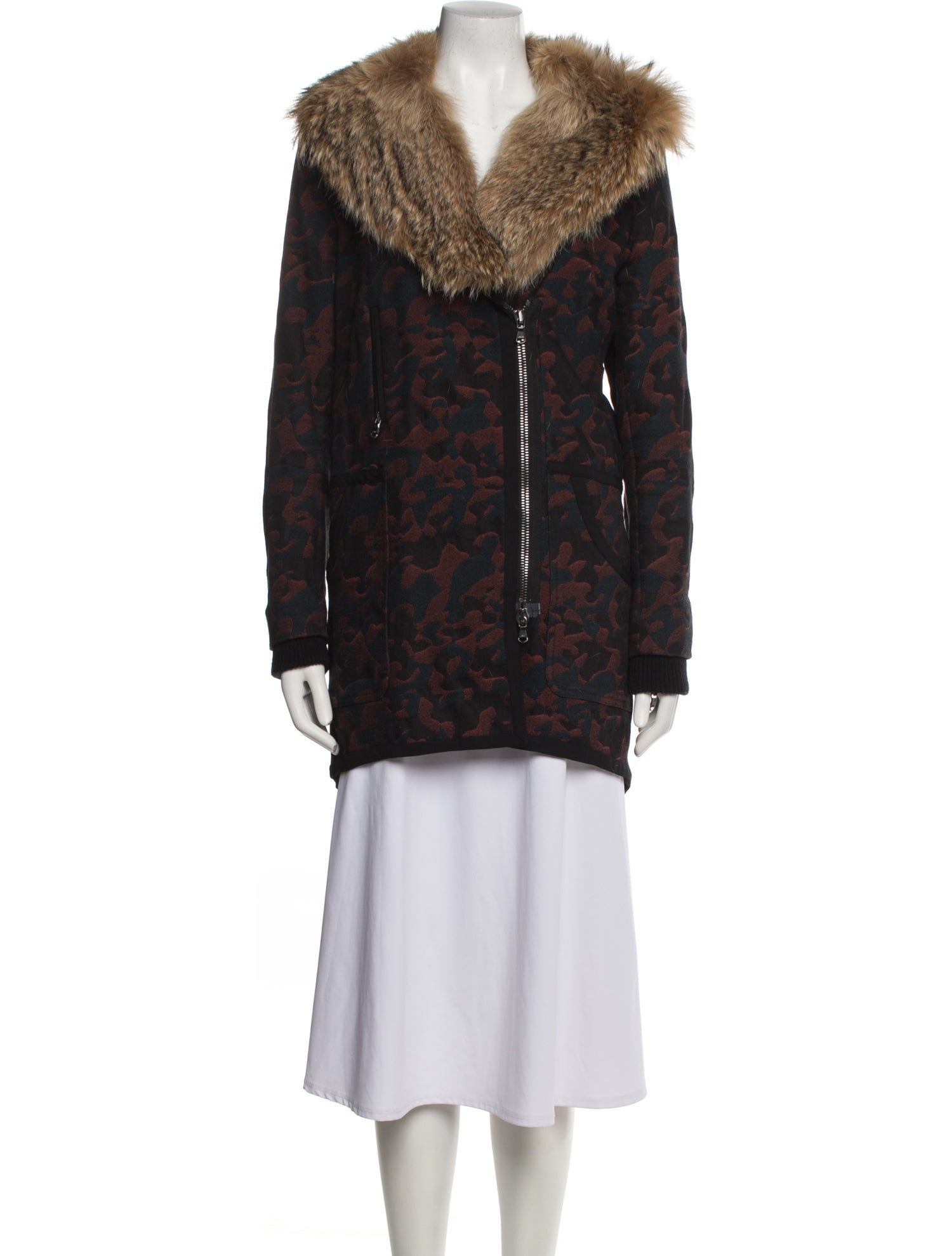 Veronica Beard Faux Fur Coat