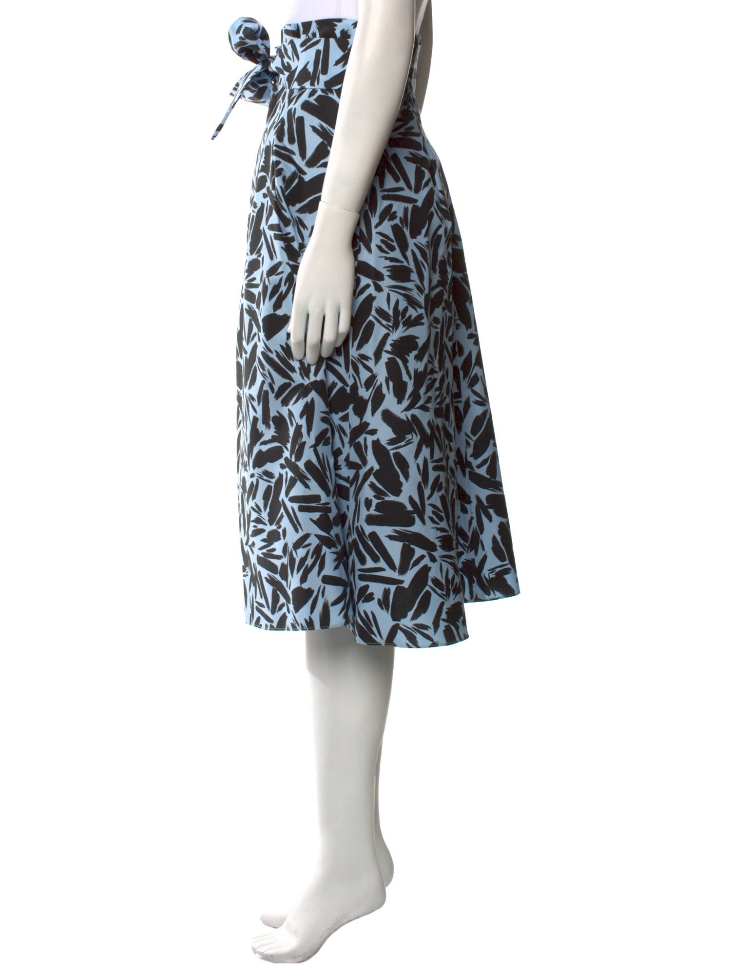 Veronica Beard Printed Midi Length Skirt