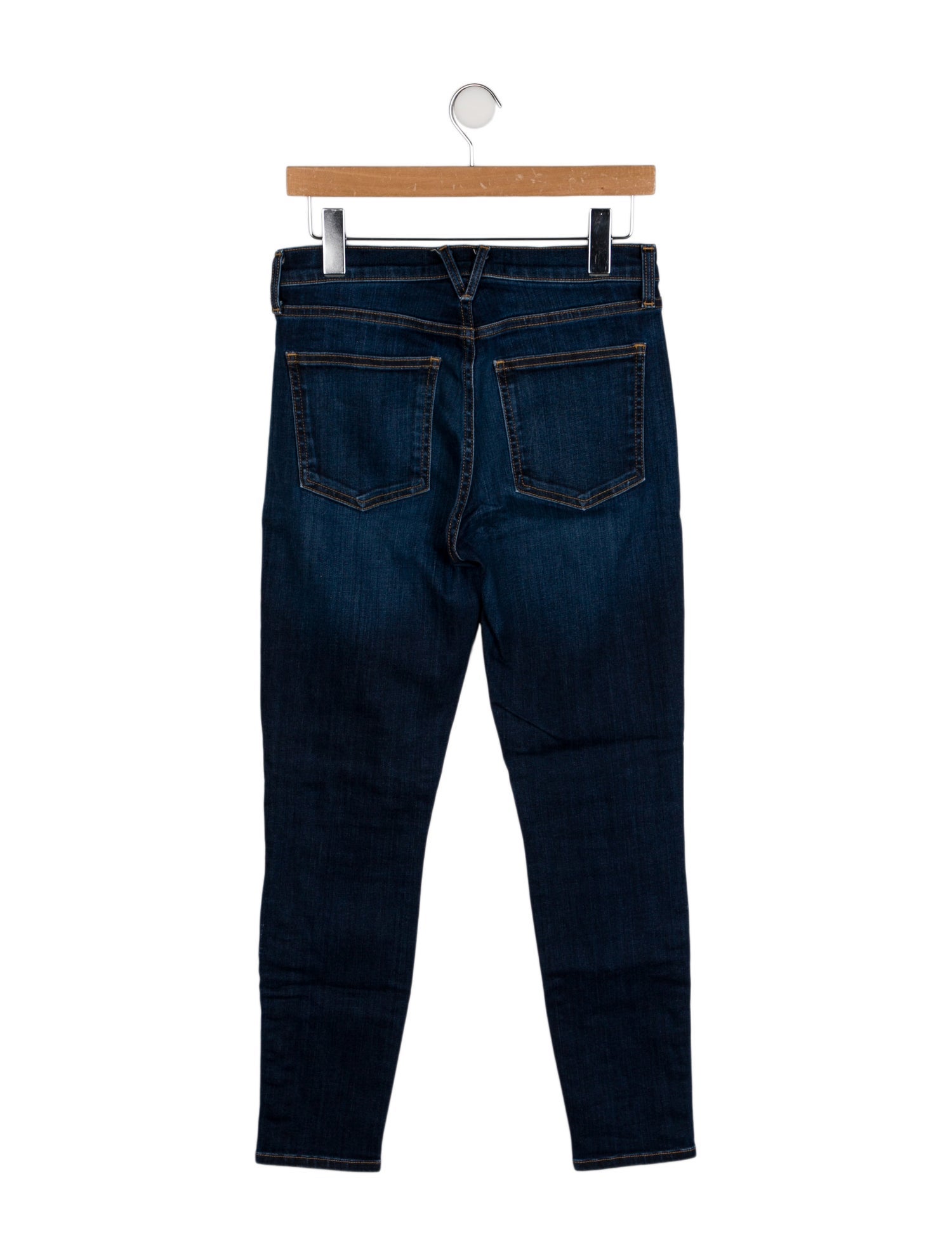 Veronica Beard Mid-Rise Skinny Leg Jeans