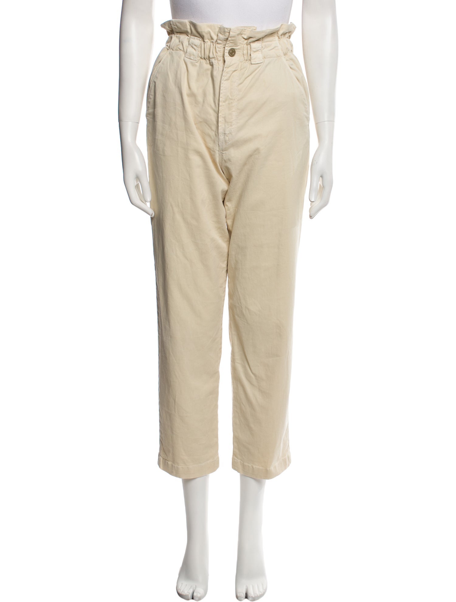 Veronica Beard Linen Straight Leg Pants