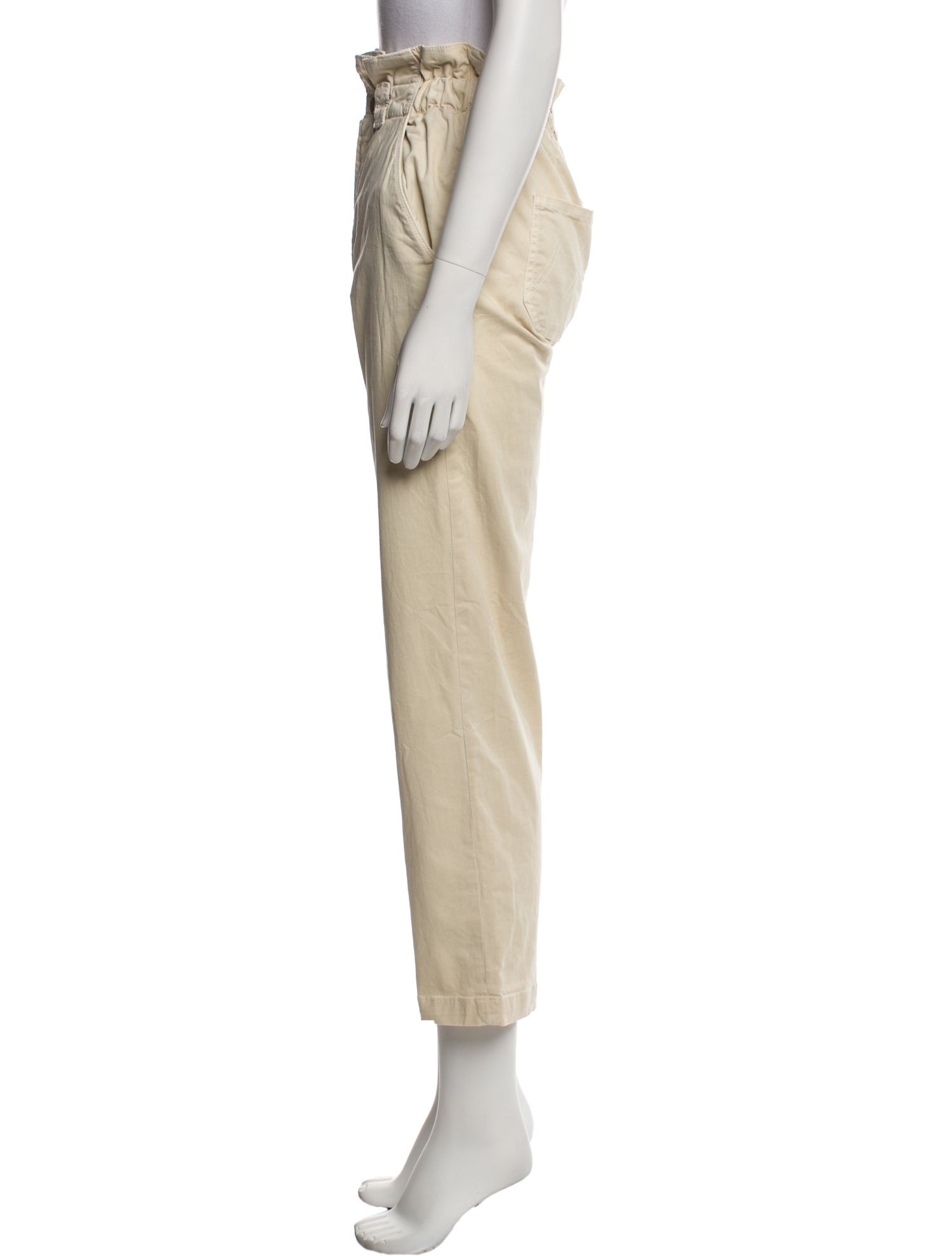 Veronica Beard Linen Straight Leg Pants