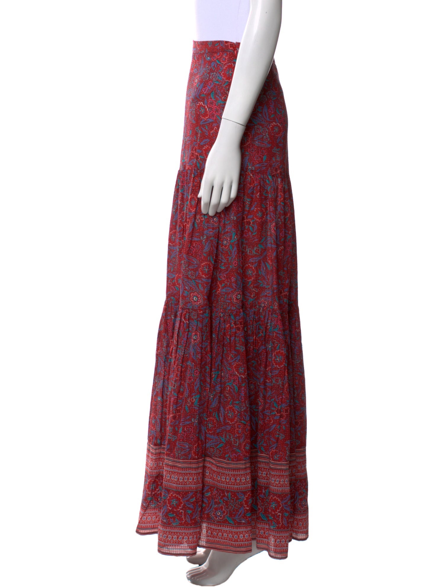 Veronica Beard Floral Print Long Skirt w/ Tags