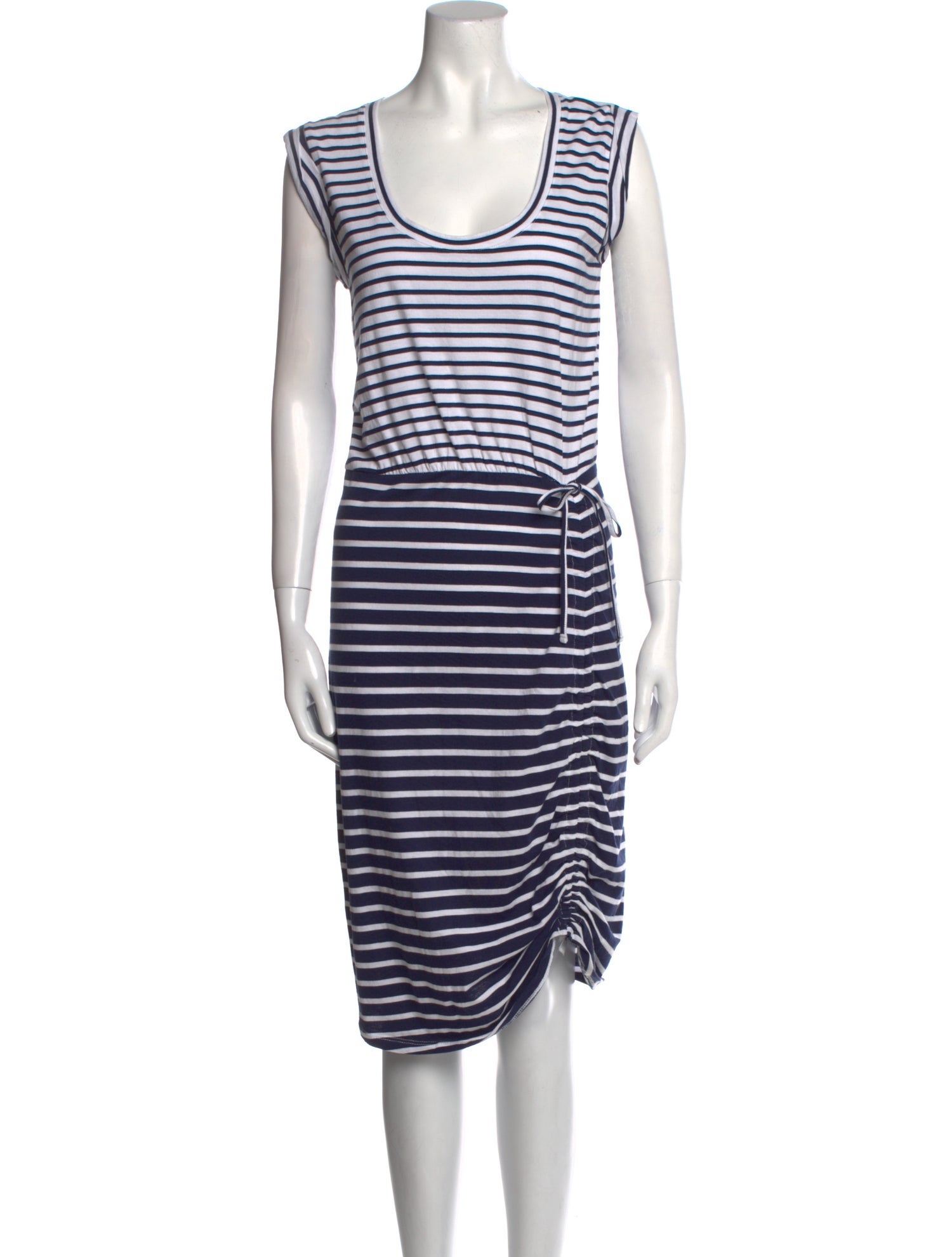 Veronica Beard Striped Midi Length Dress