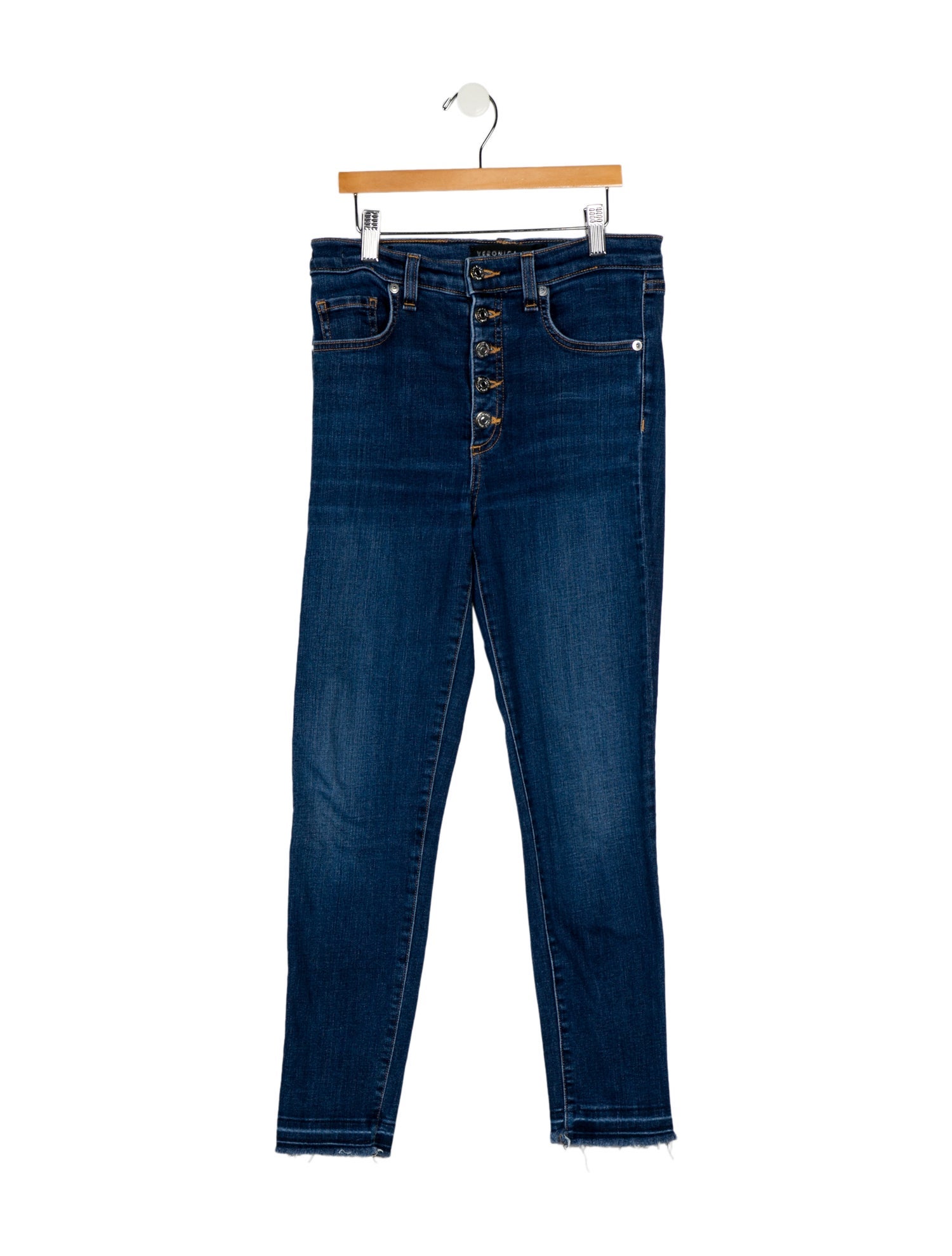 Veronica Beard Mid-Rise Skinny Leg Jeans