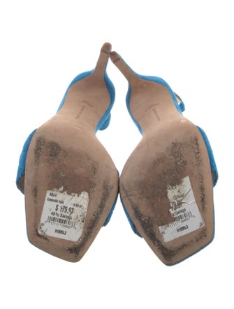 Veronica Beard Suede Slingback Sandals