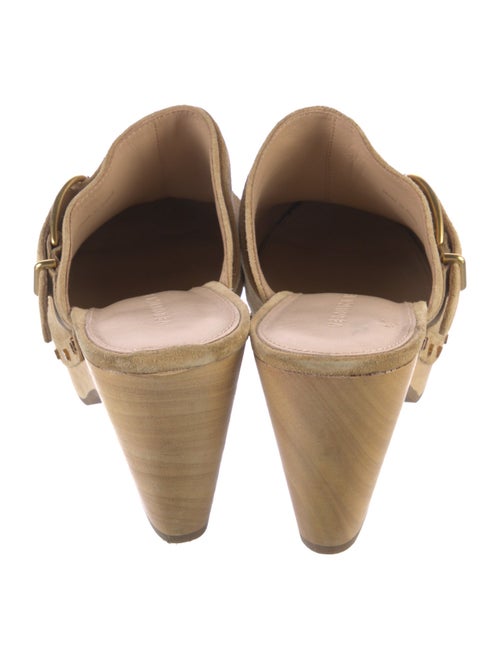 Veronica Beard Suede Studded Accents Mules