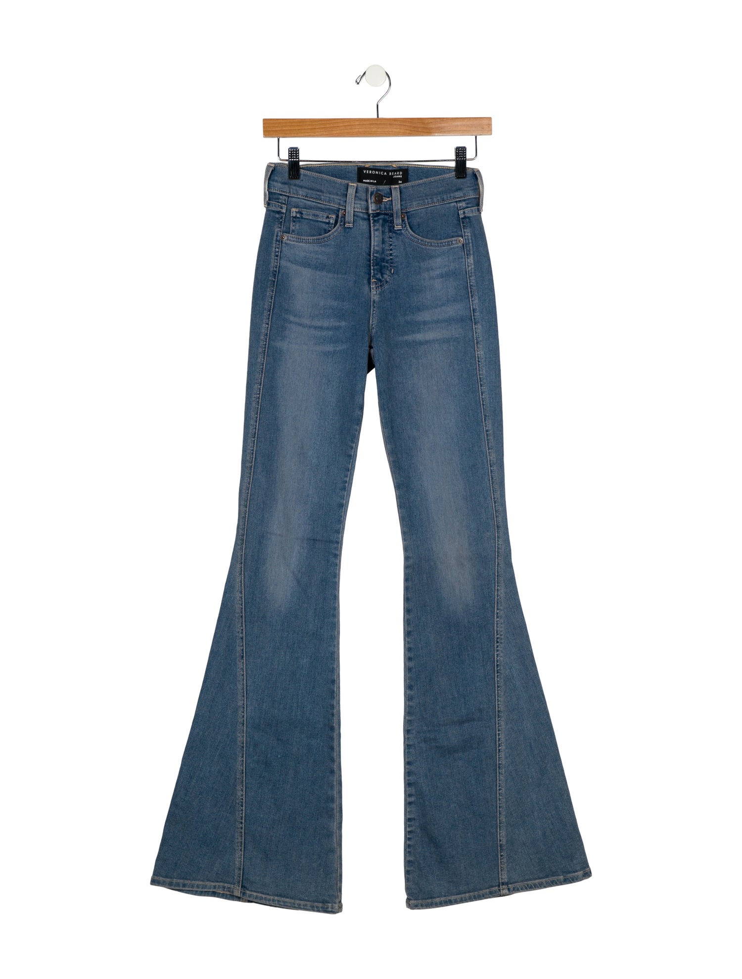 Veronica Beard Mid-Rise Wide Leg Jeans w/ Tags