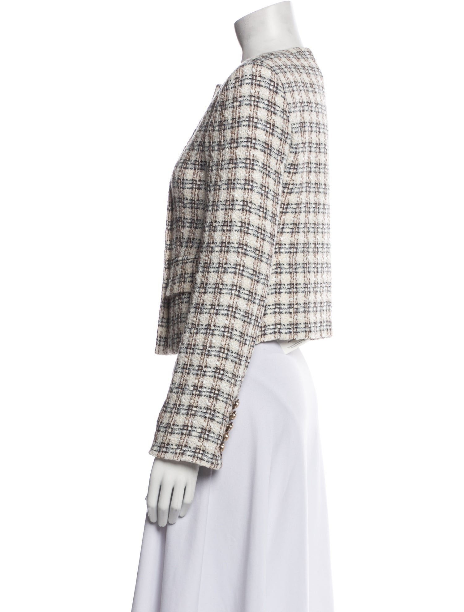 Veronica Beard Tweed Pattern Evening Jacket w/ Tags