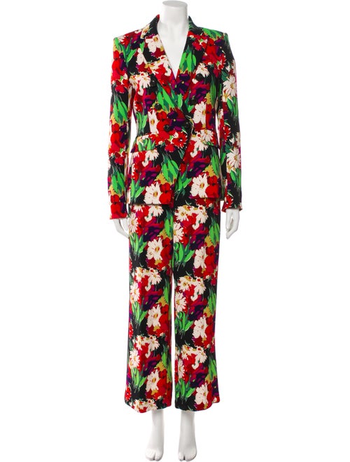 Veronica Beard Floral Print Pantsuit