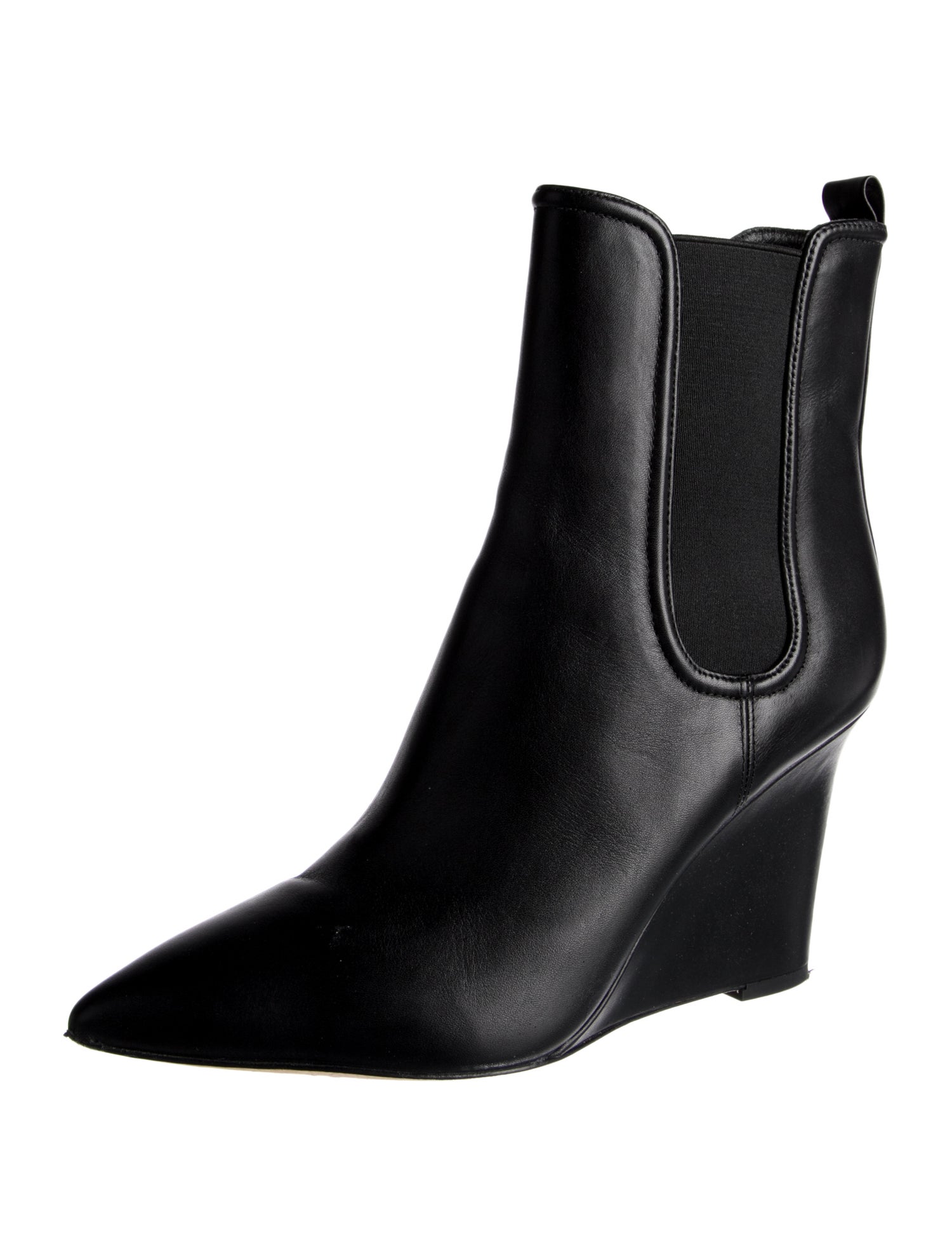 Veronica Beard Leather Chelsea Boots