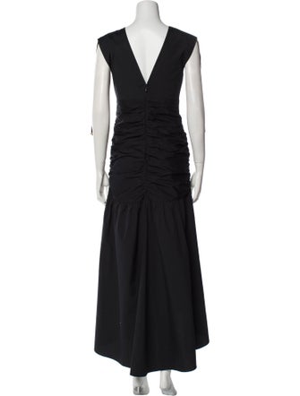 Veronica Beard V-Neck Long Dress