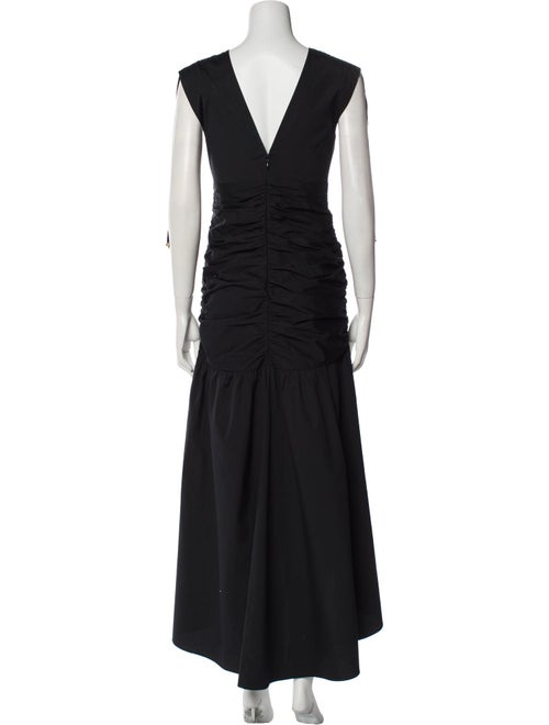 Veronica Beard V-Neck Long Dress