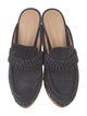 Veronica Beard Suede Studded Accents Mules