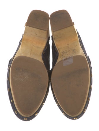 Veronica Beard Suede Studded Accents Mules