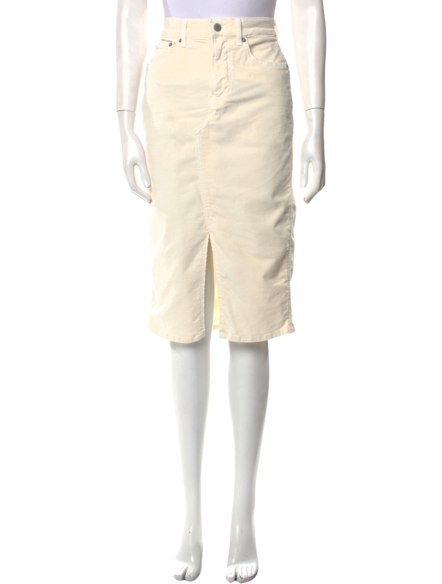 Veronica Beard Raw-Edge Trim Knee-Length Skirt w/ Tags