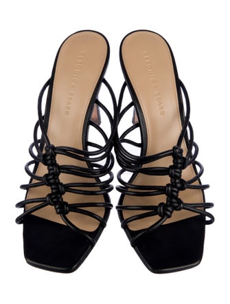 Veronica Beard Leather Slides