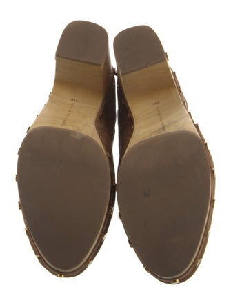 Veronica Beard Suede Studded Accents Chelsea Boots