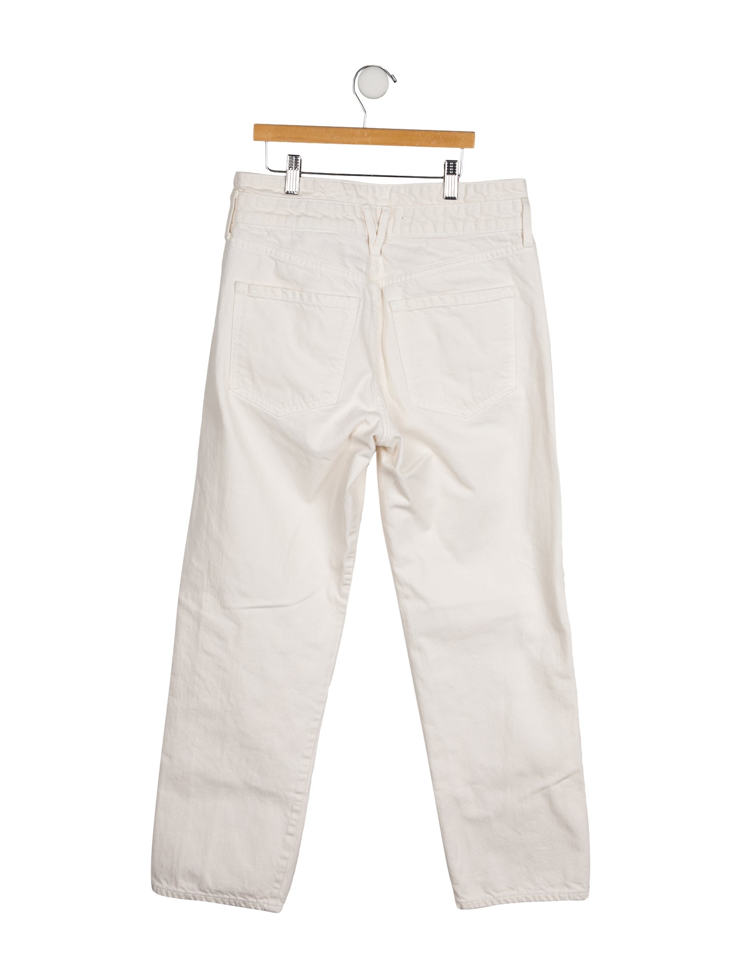 Veronica Beard High-Rise Straight Leg Jeans