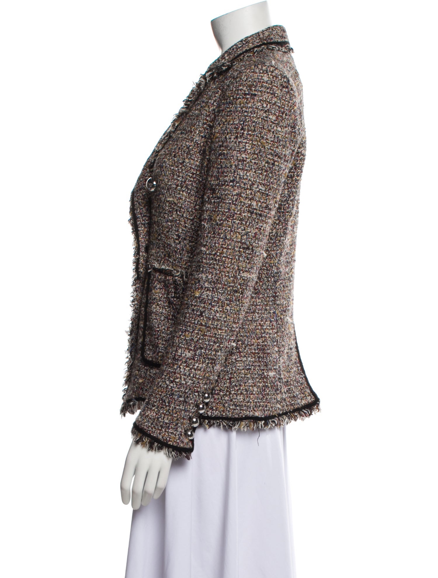 Veronica Beard Tweed Pattern Blazer