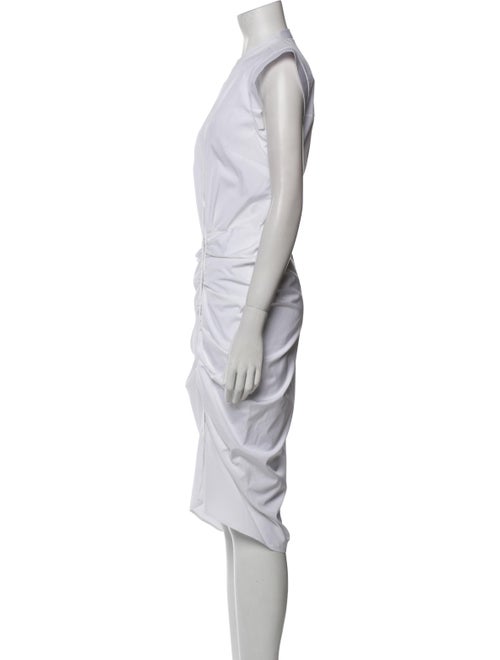 Veronica Beard V-Neck Midi Length Dress