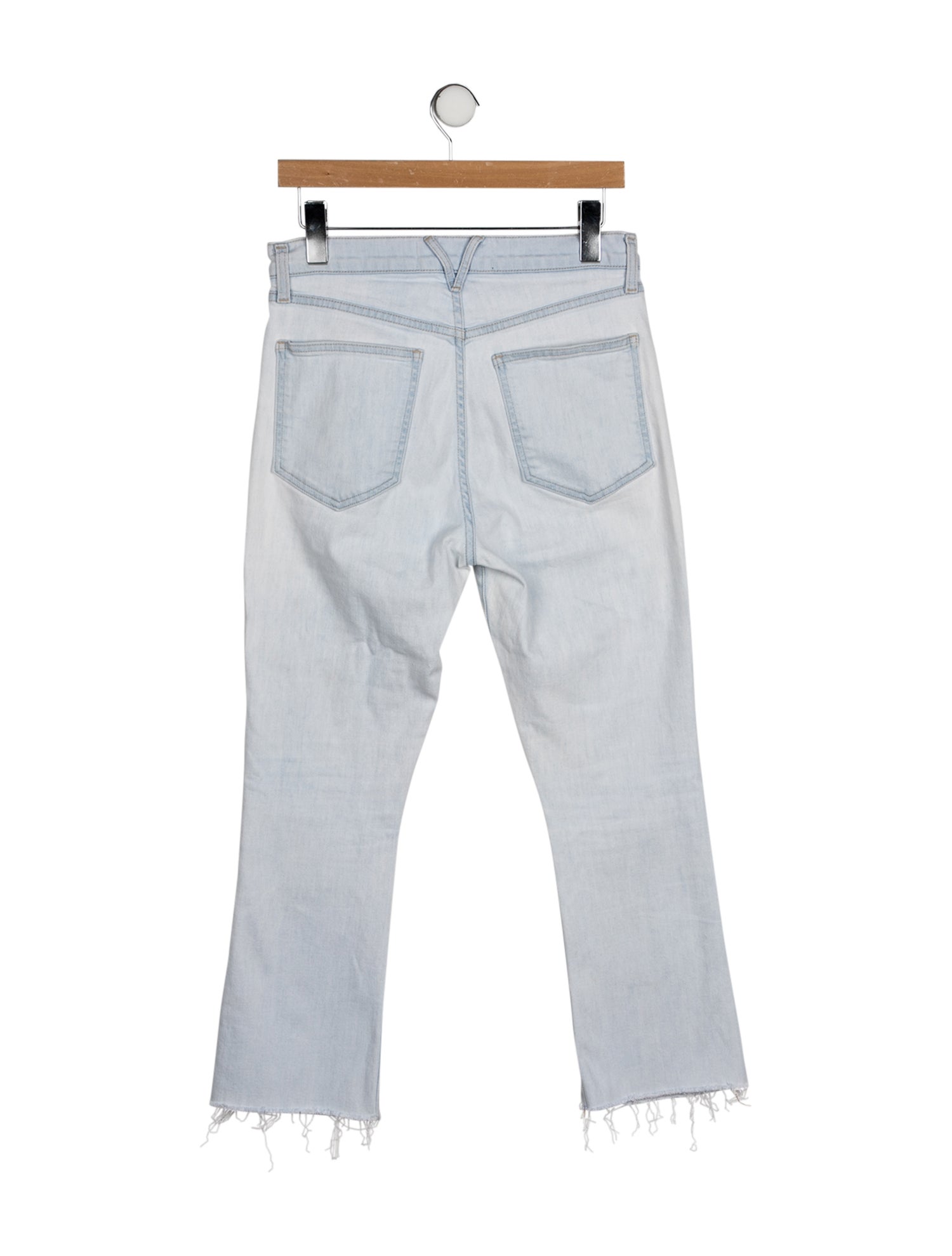 Veronica Beard Mid-Rise Straight Leg Jeans