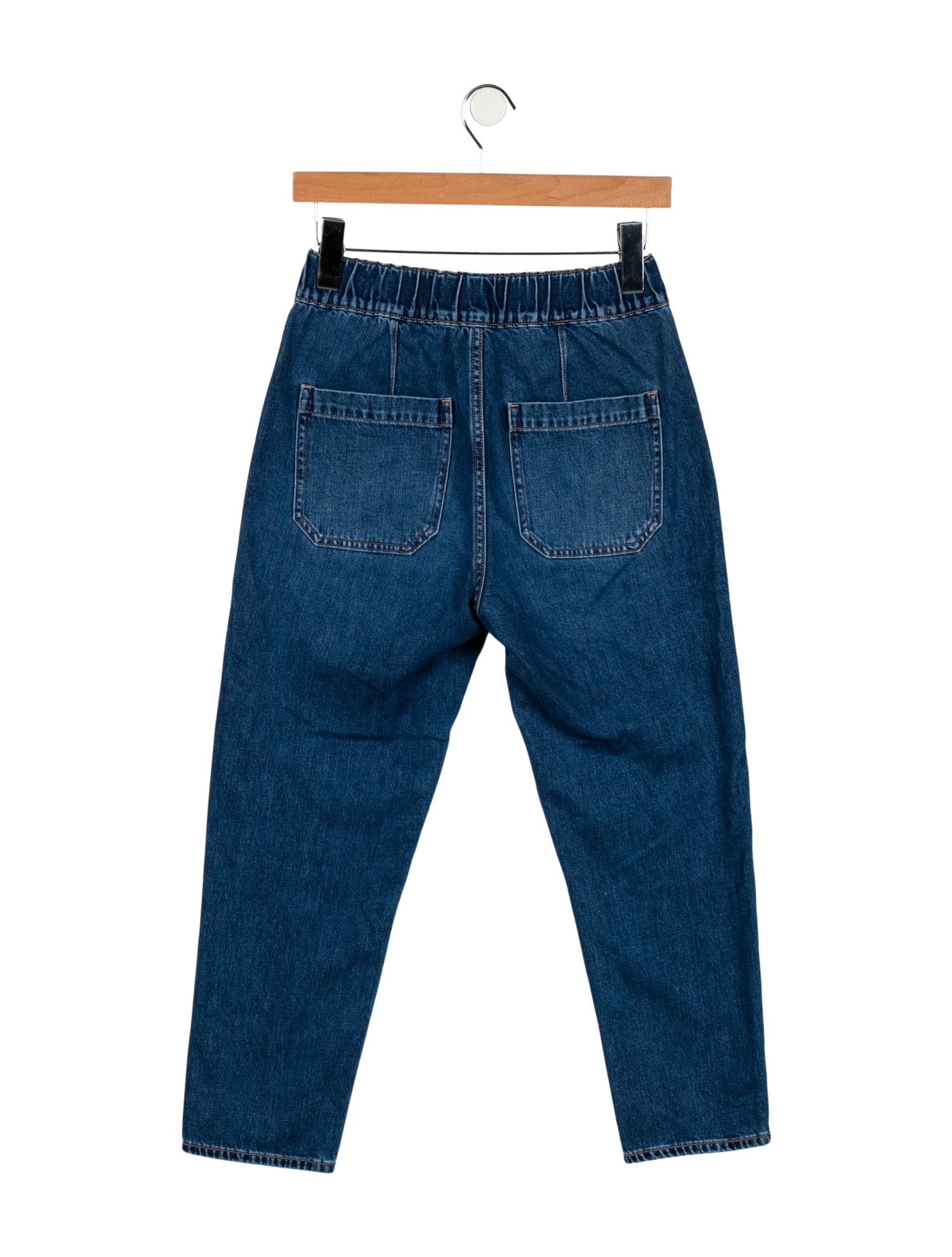 Veronica Beard High-Rise Straight Leg Jeans