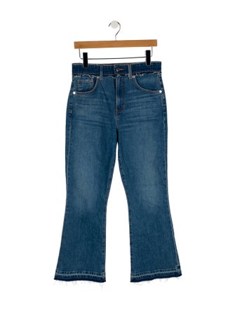 Veronica Beard High-Rise Wide Leg Jeans