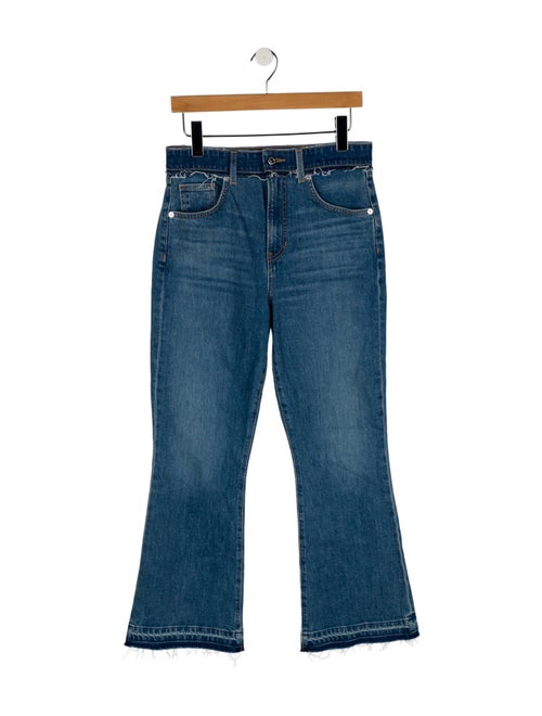 Veronica Beard High-Rise Wide Leg Jeans