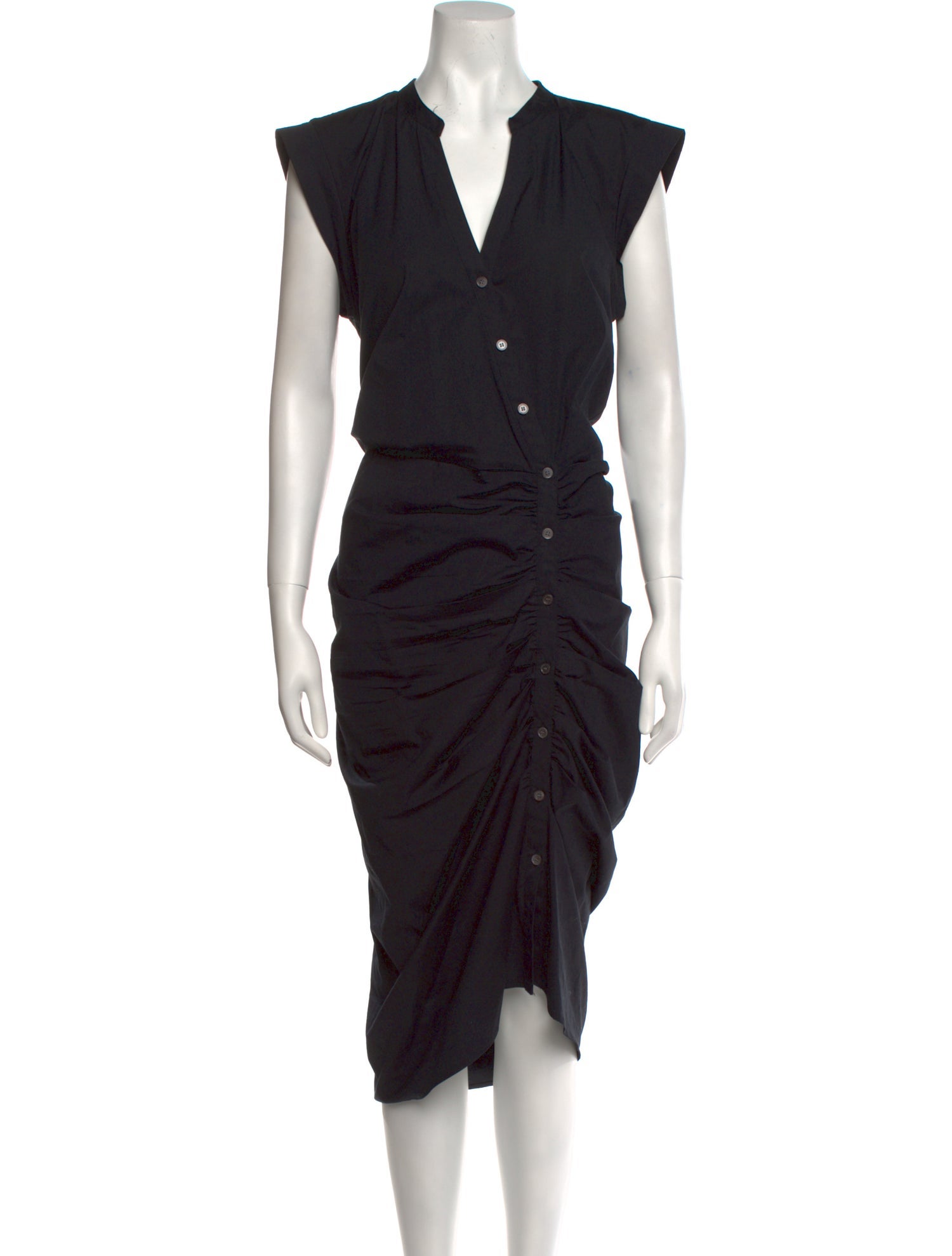 Veronica Beard V-Neck Midi Length Dress