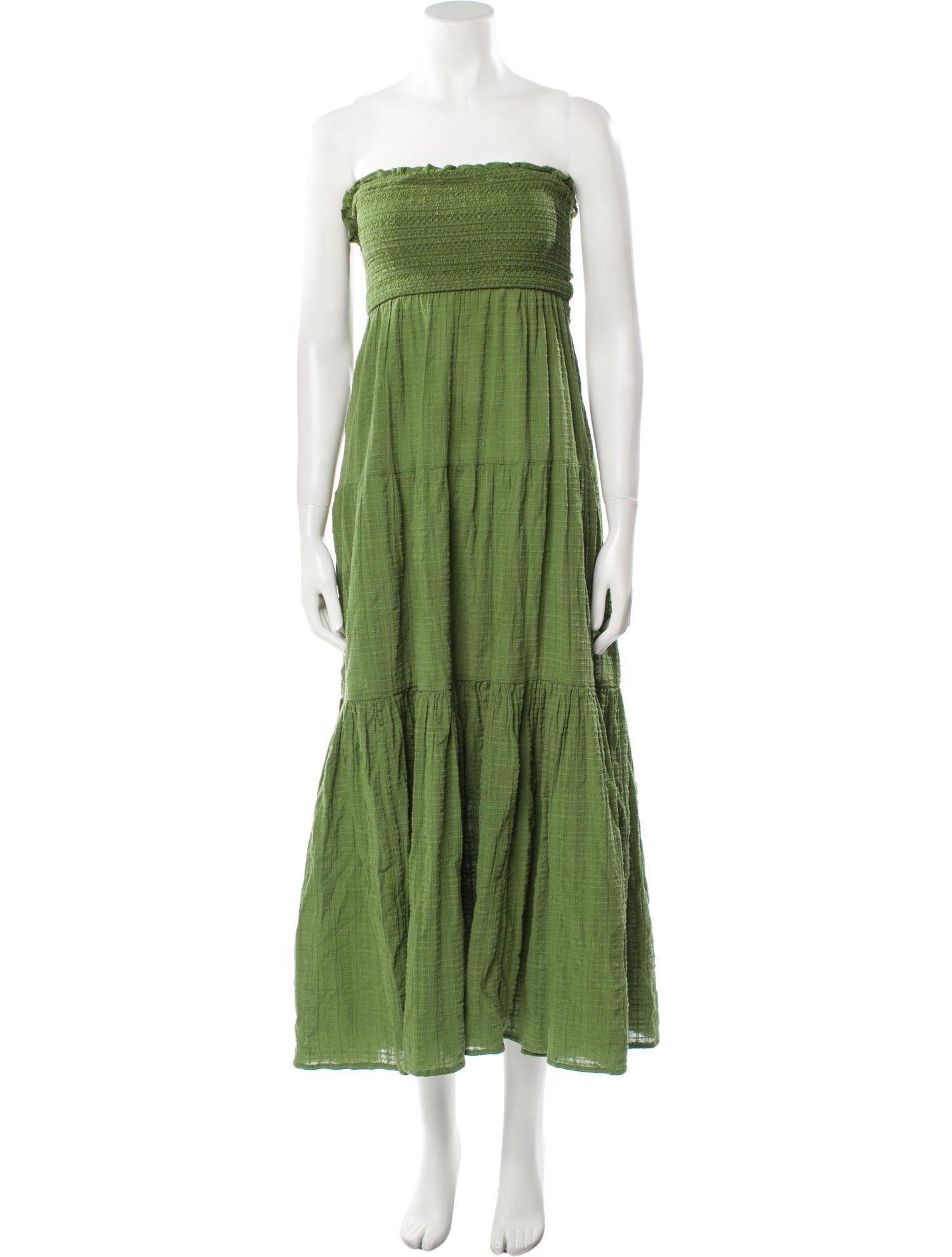 Veronica Beard Strapless Long Dress