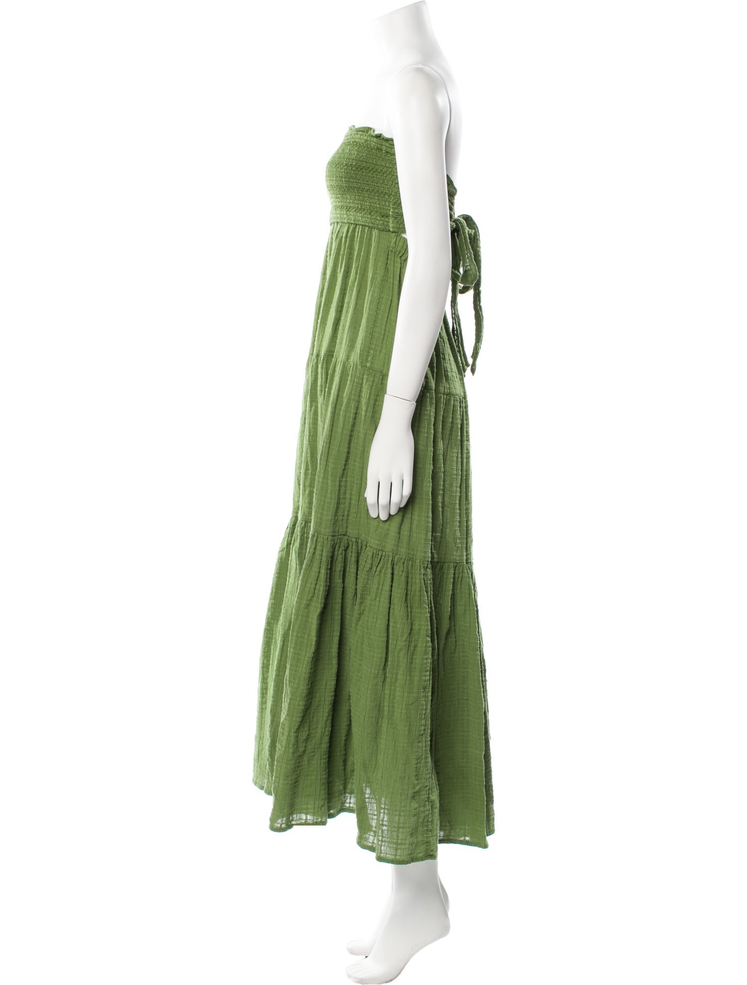 Veronica Beard Strapless Long Dress