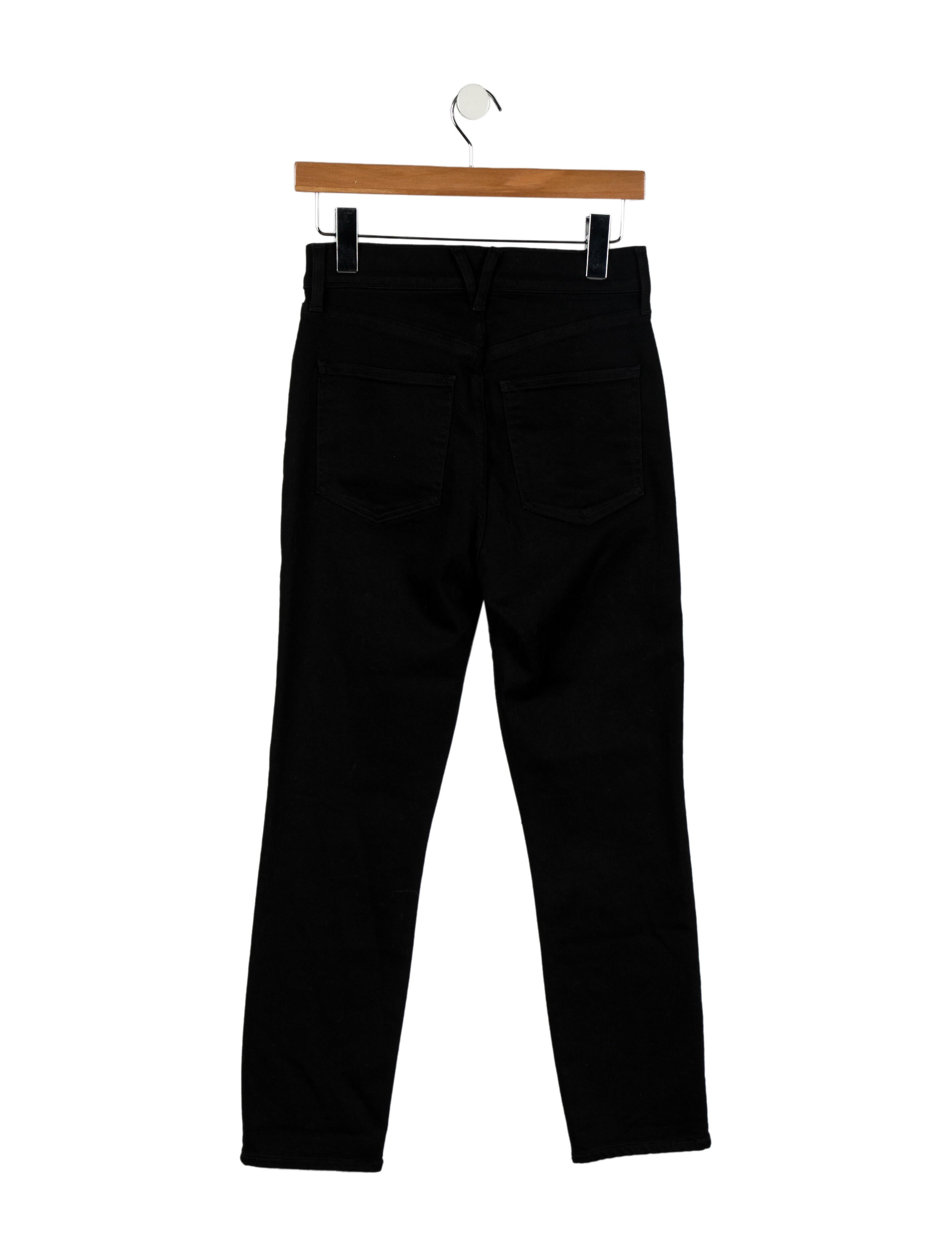 Veronica Beard Mid-Rise Straight Leg Jeans