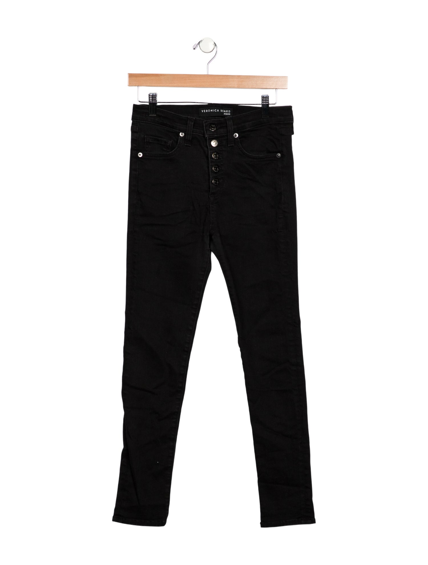 Veronica Beard Mid-Rise Skinny Leg Jeans