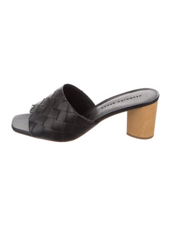 Veronica Beard Leather Slides