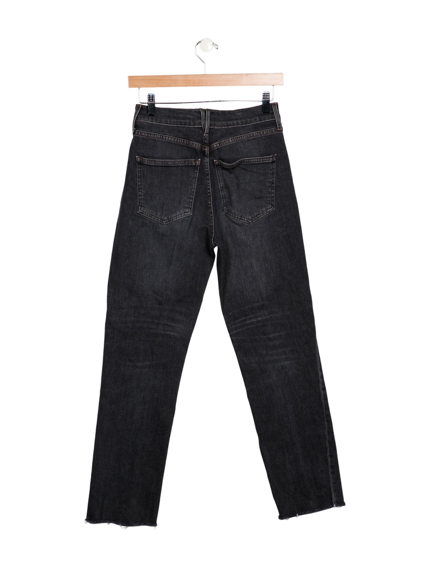 Veronica Beard High-Rise Straight Leg Jeans