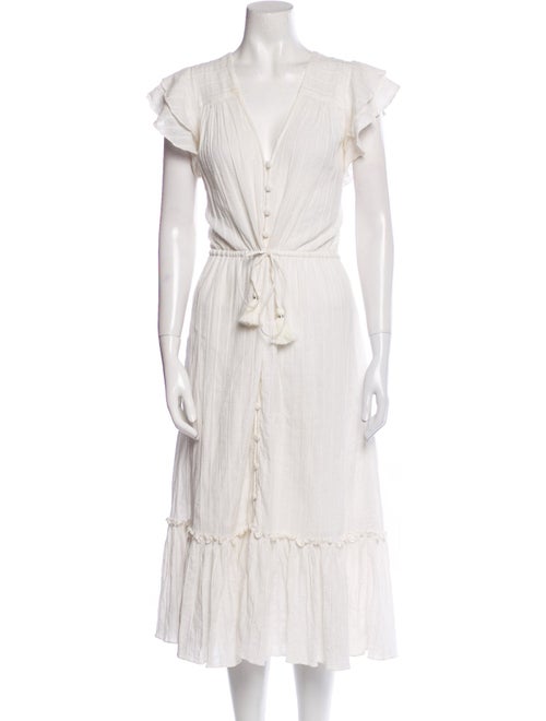 Veronica Beard V-Neck Long Dress