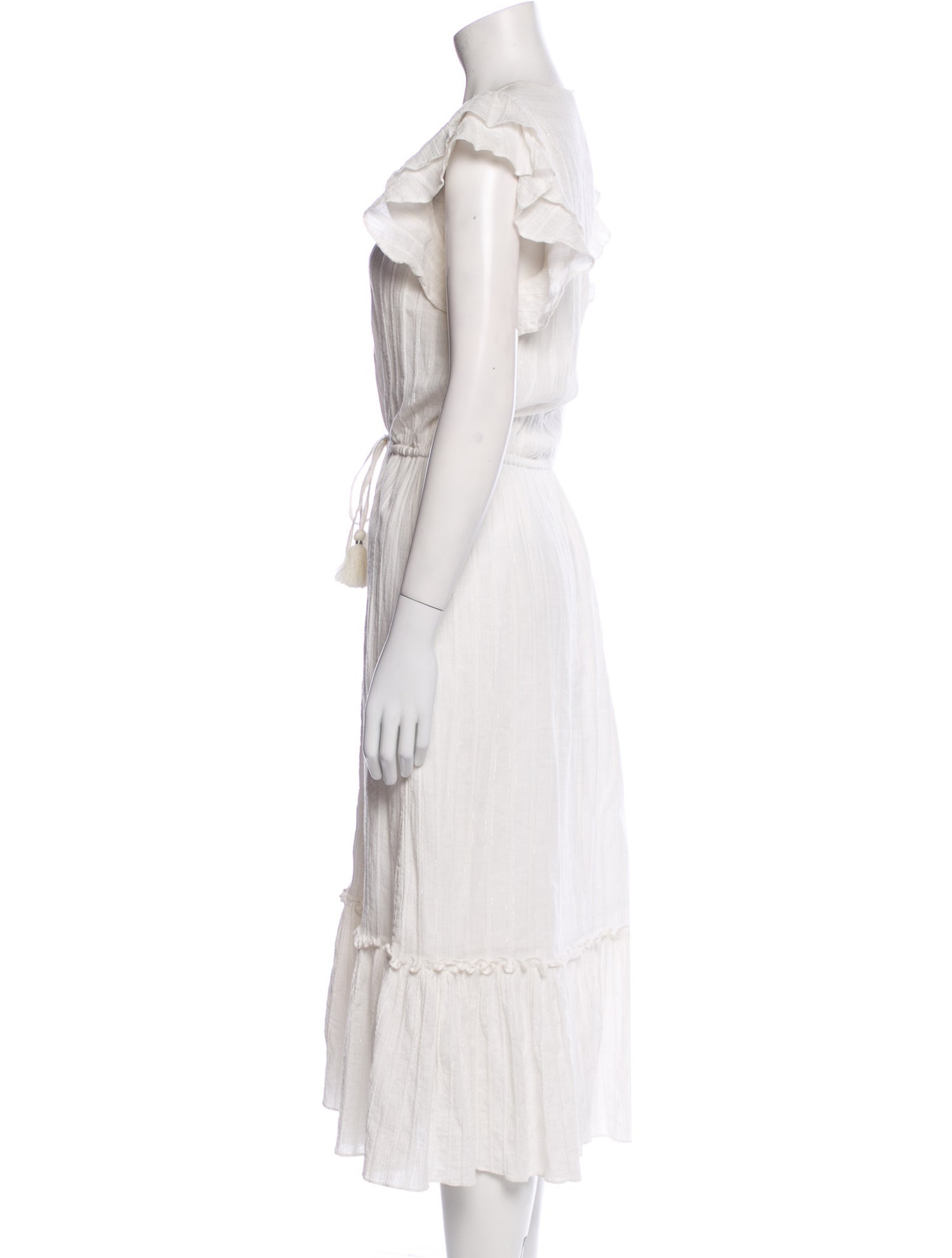 Veronica Beard V-Neck Long Dress