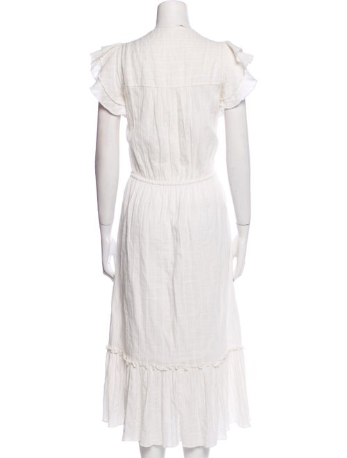 Veronica Beard V-Neck Long Dress