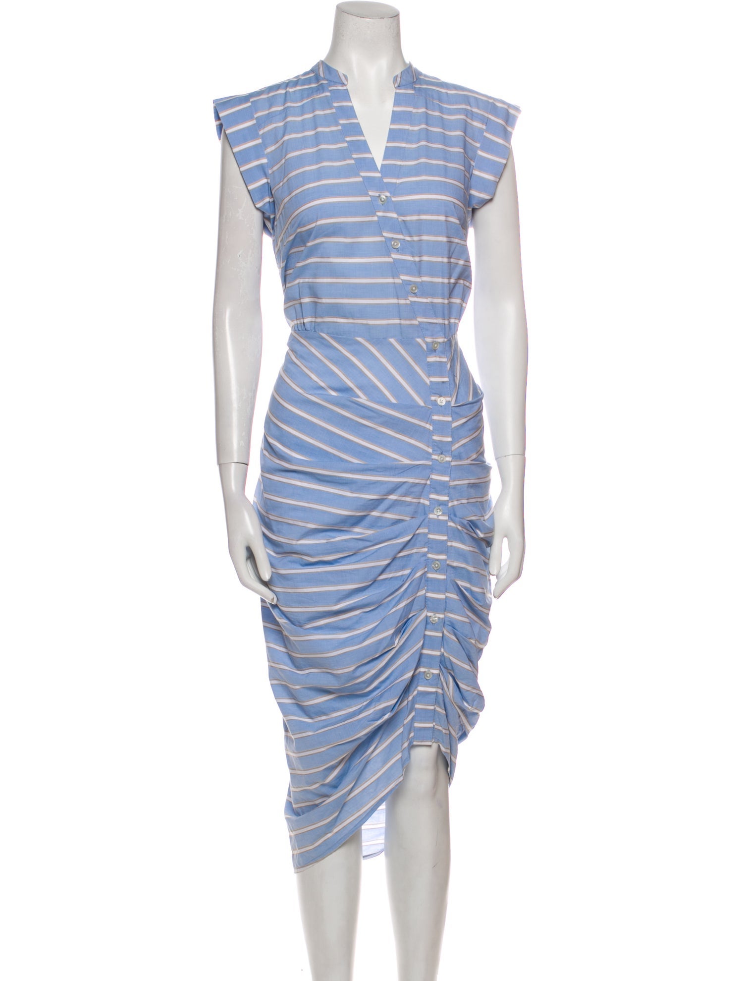 Veronica Beard Striped Long Dress