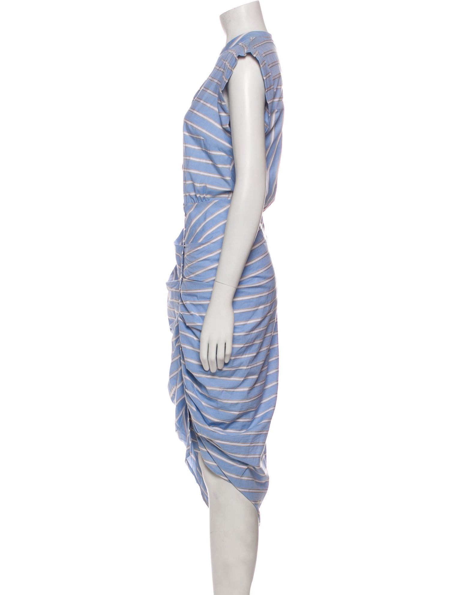 Veronica Beard Striped Long Dress