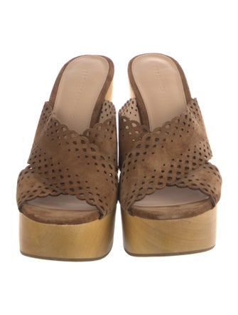 Veronica Beard Suede Slides