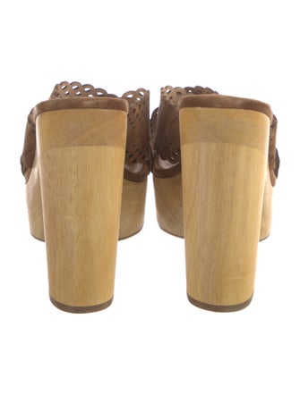 Veronica Beard Suede Slides