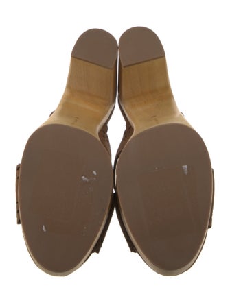 Veronica Beard Suede Lasercut Accents Slides